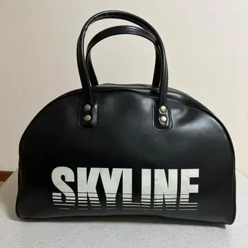 SKYLINE 블랙 보스턴 백