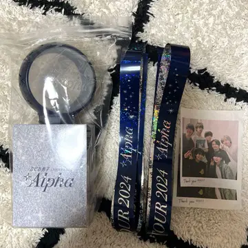 나니와단시 응원봉 Alpha 은색 테이프