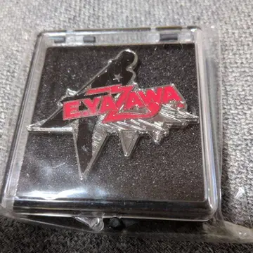 야자와 에이요시 E.YAZAWA 별 모양 핀 배지 케이스 포함