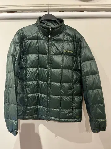 컬럼비아 다운 자켓 그린 L 새상품급!