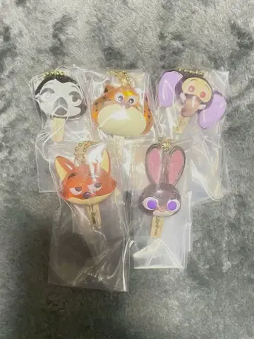 주토피아 아이스캔디 참 세미 컴플리트 세트 디즈니