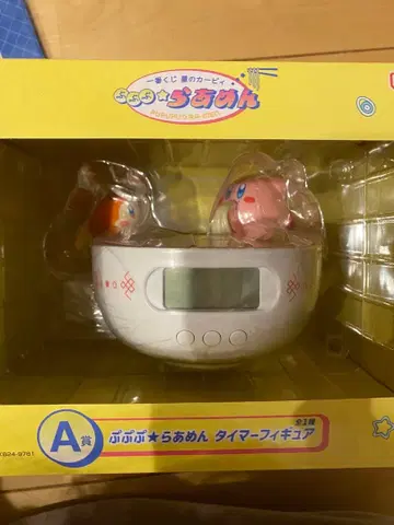 제일복권 커비  라멘 타이머 피규어 라멘 반다나