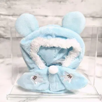 디즈니 스토어 유니베어 시크릿 판초 스카이블루