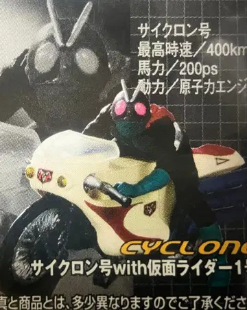 특촬물 메카 컬렉션 라이더 머신 크로니클 1 사이클론호 가면라이더 1호