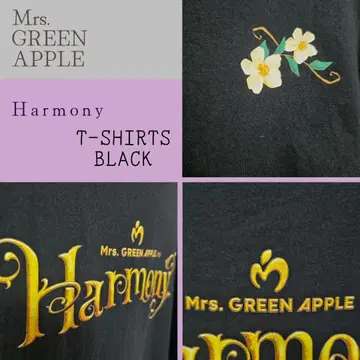 미세스 그린애플 하모니 블랙 티셔츠