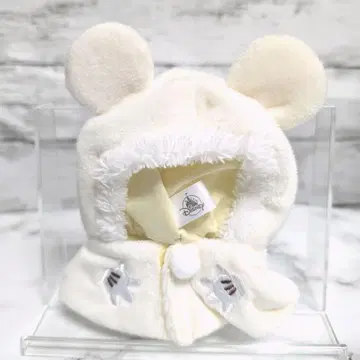 디즈니 스토어 유니베어 시크릿 판초 화이트