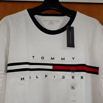 TOMMY HILFIGER 긴팔 티셔츠 XL 화이트