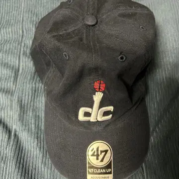 47 클린업 블랙캡 농구 로고