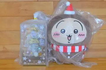 치이카와 크리스마스 트리 화이트 골드 진저맨 봉제 인형 세트