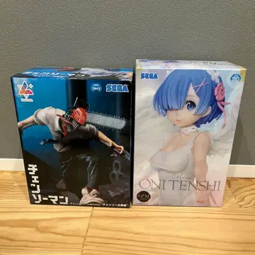 SEGA 체인소 맨 & 렘 ONI TENSHI 피규어 세트