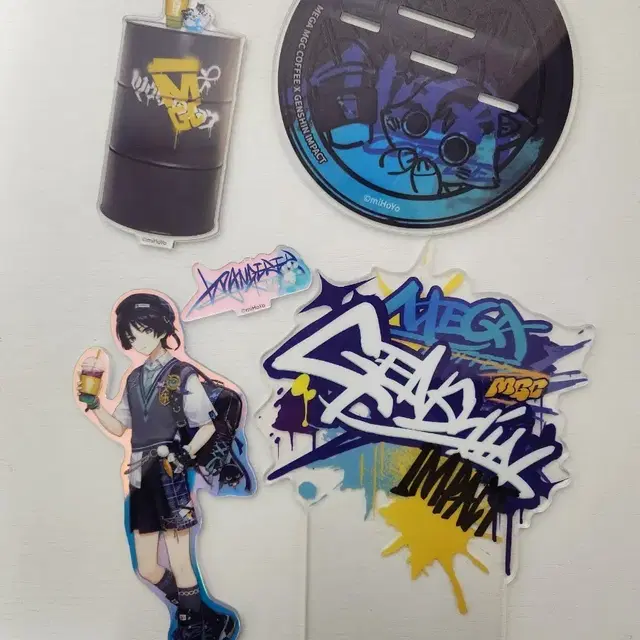 원신 메가커피 콜라보 방랑자 아크릴 스탠드