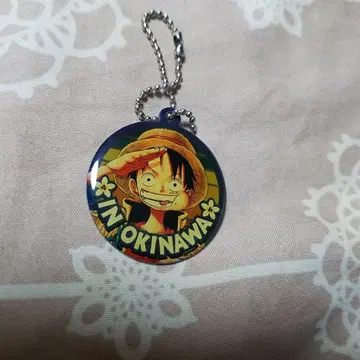 원피스 루피 오키나와 키링 스트랩 메탈 참