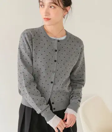 titivate 티티베이트 새상품! 도트 자카드 니트 가디건