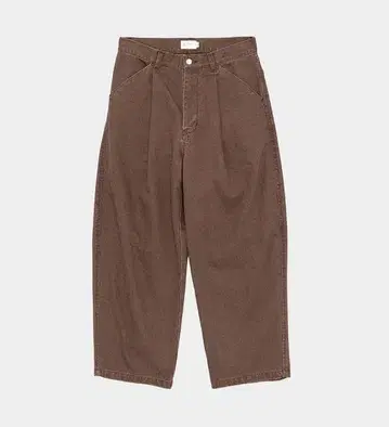 25AW STILL BY HAND 12oz 데님 팬츠 데님 팬츠 브라운