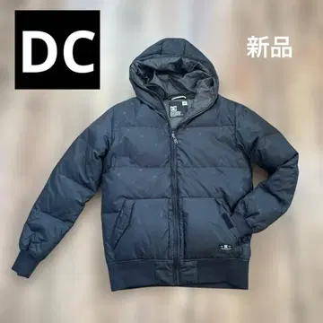 DC 후드 부착 블랙 다운 자켓 S