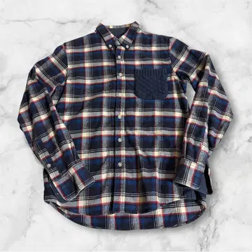 m3363 BEAMS HEART 긴팔 셔츠 체크 S