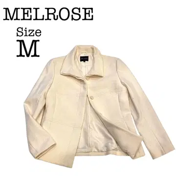 멜로즈 고급 노카라 자켓 M 사이즈 페미닌 성숙/러블리
