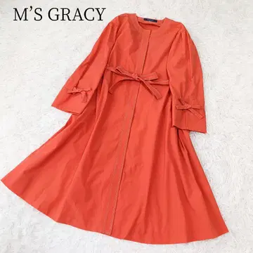 [ 엠즈 그레이시 M'S GRACY ] 트렌치코트 리본 벨트 최근 모델