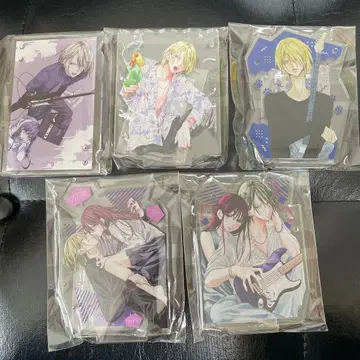 만복 가챠 길고양이와 늑대 아크릴 스탠드 5종 세트