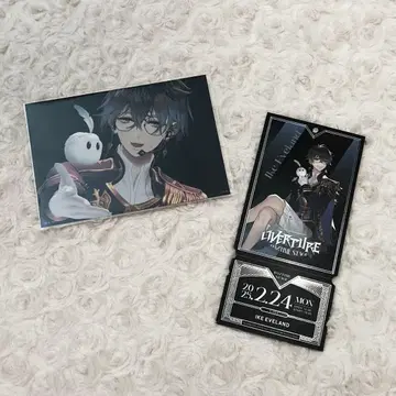 니지산지 Overture 아이크 티켓풍 카드 & 브로마이드 세트