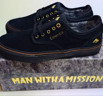 Emerica MAN WITH A MISSION 콜라보 스니커즈 26cm