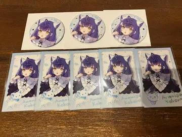 아마미야 코코로 완냥days 캔뱃지 폴라로이드