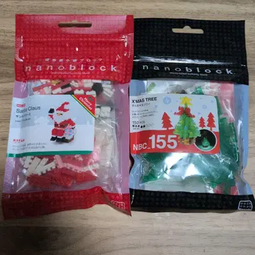 나노블록 nanoblock 산타클로스 크리스마스트리