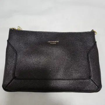 &chouette 블랙 심플 합성 피혁 숄더백