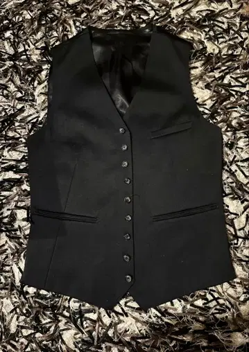 GalaabenD 실크 베스트 블랙