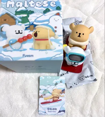 maltese 말티즈 몰티즈 한국 피규어 대시 타임