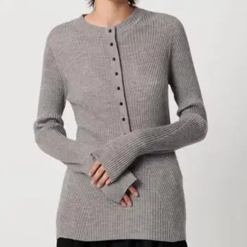 AEWEN MATOPH 라이트 그레이 니트 스웨터 FREE 015