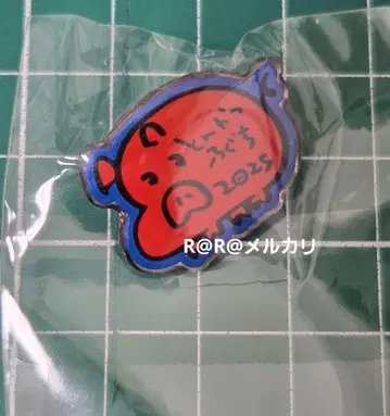 만박 핀 배지 노구치 돈카츠 파빌리온 빨간색