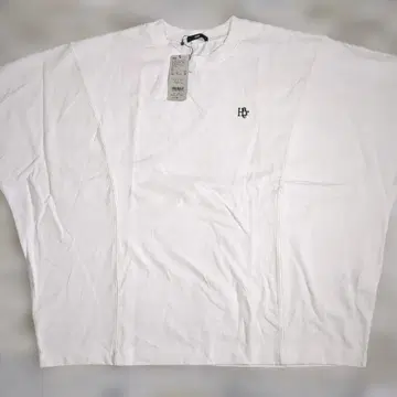 [ 미사용 택 포함 ] 화이트 오버사이즈 T셔츠 FREE