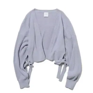 젤라또피케 새상품 에어리모코 리본 가디건 블루