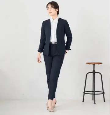 AOKI 라이트 스트레치 팬츠 수트 네이비