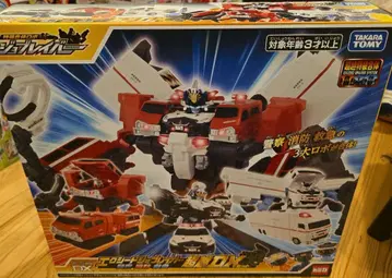 [ 새상품 미개봉 ] 엑시드 조브레이버 경찰 소방 구급 초월 DX 세트