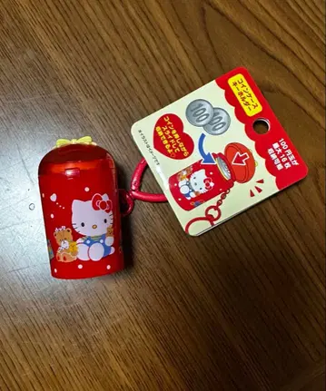 산리오 헬로키티 코인 케이스 키링 코인 실린더
