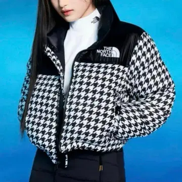 THE NORTH FACE 한국 한정판 눕시 하운드투스 체크 패턴