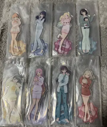 러브 라이브! 하스노소라 럭키 쿠지 아크릴 스탠드 전 8종 세트