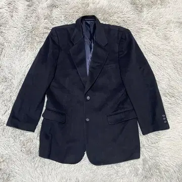 CROSS HAVEN 캐시미어 테일러드 자켓 네이비 L 사이즈