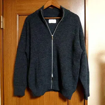 UNITED TOKYO 다크 그레이 집업 니트 레어 3사이즈