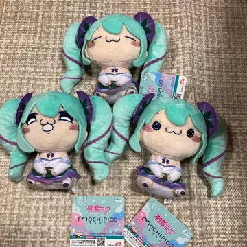 하츠네 미쿠 모찌피코 봉제 인형 아사가오 전종 세트 택 포함 새상품