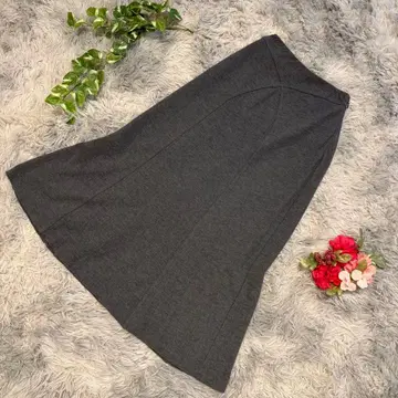 GIANNI LO GIUDICE 사이즈 XS~ S 그레이 플레어 스커트