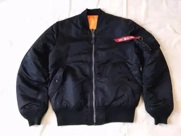 Alpha 알파 블랙 MA-1 L 플라이트 자켓 블랙