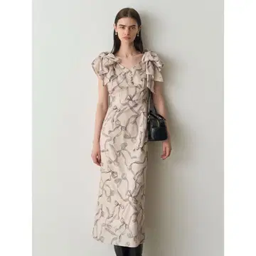 snidel 리본 무늬 원피스