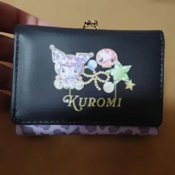 KUROMI 컴팩트 지갑 레오파드 무늬