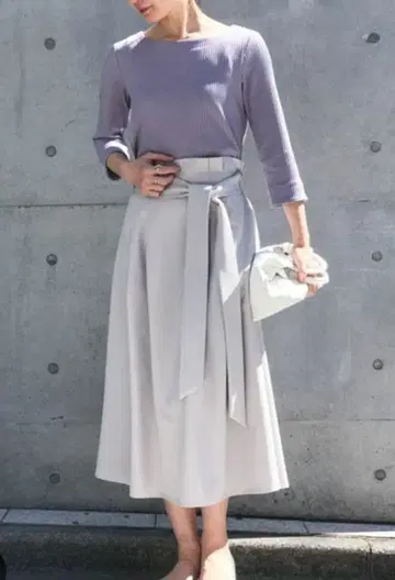 나노 유니버스 WEB 한정판 리본 벨트 도킹 원피스