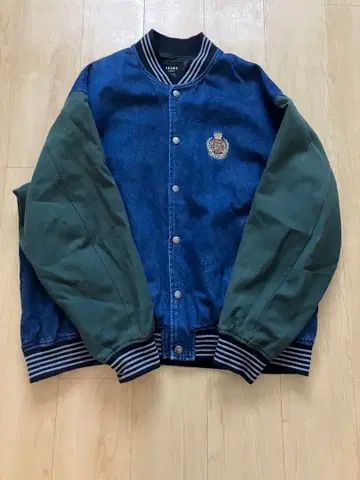 BEAMS HEART 데님 스타디움 자켓 L