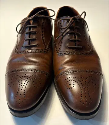 CROCKETT&JONES COVENTRY 세미 브로그 다크 브라운
