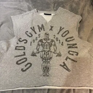 YoungLa x GOLD'S GYM 컷오프 그레이